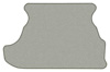 A4028A91 Cut Pile Carpet Trunk Mat 1979-93 Mustang Coupe; Antelope/Light Neutral - image 1