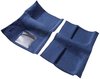 A4030A12 Molded Carpet Set 1964 Mustang; Coupe; Front and Rear; 80%-20% Loop; 2-Piece; Dark Blue - image 2