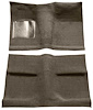 A4030B07 Passenger Area Loop Floor Carpet Set With Mass Backing 1964 Mustang Coupe; Parchment - image 1
