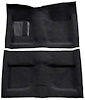 A4032A01 Passenger Area Loop Floor Carpet Set 1964 Mustang Convertible; Black - image 1