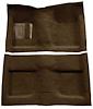 A4032A18 Passenger Area Loop Floor Carpet Set 1964 Mustang Convertible; Dark Saddle - image 1