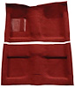 A4032A49 1964 Mustang Convertible; Passenger Area; Loop Floor Carpet Set; Emberglow - image 1