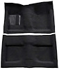 A4032B01 Passenger Area Loop Floor Carpet Set With Mass Backing 1964 Mustang Convertible; Black - image 1