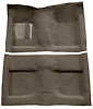 A4032B07 Passenger Area Loop Floor Carpet Set With Mass Backing 1964 Mustang Convertible; Parchment - image 1