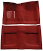 A4032B49 Passenger Area Loop Floor Carpet Set With Mass Backing 1964 Mustang Convertible; Emberglow - image 1