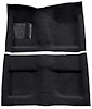 A4033A01 Passenger Area Nylon Loop Floor Carpet Set 1964 Mustang Convertible; Black - image 1