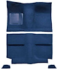 A4034B12 1964 Mustang Fastback; Passenger Area; Loop Floor Carpet Set w/ Mass Backing; Dark Blue - image 1
