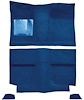 A4035A12 1964 Mustang Fastback; Passenger Area Nylon; Loop Floor Carpet; Dark Blue - image 1