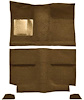 A4035A24 1964 Mustang Fastback; Passenger Area Nylon; Loop Floor Carpet; Saddle - image 1