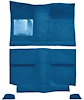 A4035A41 1964 Mustang Fastback; Passenger Area Nylon; Loop Floor Carpet; Medium Blue - image 1