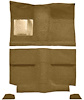 A4035A69 1964 Mustang Fastback; Passenger Area Nylon; Loop Floor Carpet; Medium Saddle - image 1