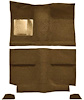 A4035B24 1964 Mustang Fastback; Passenger Area Nylon; Loop Floor Carpet; w/ Mass Backing; Saddle - image 1