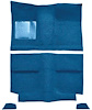 A4035B41 1964 Mustang Fastback; Passenger Area Nylon; Loop Floor Carpet; w/ Mass Backing; Medium Blue - image 1