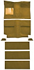 A4037A69 1964 Mustang Fastback; Passenger Area Nylon; Loop Floor & Fold Down Seat Carpet Set; Medium Saddle - image 1