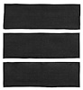 A4038A01 3-Piece Fold Down Rear Seat Loop Carpet Set 1965-68 Mustang Fastback; Black - image 1