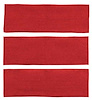 A4038A02 3-Piece Fold Down Rear Seat Loop Carpet Set 1965-68 Mustang Fastback; Red - image 1