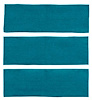 A4038A06 3-Piece Fold Down Rear Seat Loop Carpet Set 1965-68 Mustang Fastback; Aqua - image 1