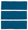 A4039A06 3-Piece Fold Down Rear Seat Nylon Loop Carpet Set 1965-68 Mustang Fastback; Aqua - image 1