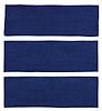 A4039A12 3-Piece Fold Down Rear Seat Nylon Loop Carpet Set 1965-68 Mustang Fastback; Dark Blue - image 1
