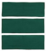 A4039A13 3-Piece Fold Down Rear Seat Nylon Loop Carpet Set 1965-68 Mustang Fastback; Dark Green - image 1
