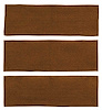A4039A24 3-Piece Fold Down Rear Seat Nylon Loop Carpet Set 1965-68 Mustang Fastback; Saddle - image 1