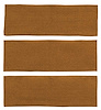 A4039A69 3-Piece Fold Down Rear Seat Nylon Loop Carpet Set 1965-68 Mustang Fastback; Medium Saddle - image 1