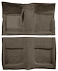 A4040A07 Passenger Area Loop Floor Carpet 1965-68 Mustang Coupe; Parchment - image 1