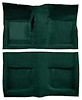 A4040A13 Passenger Area Loop Floor Carpet 1965-68 Mustang Coupe; Dark Green - image 1