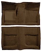 A4040A18 Passenger Area Loop Floor Carpet 1965-68 Mustang Coupe; Dark Saddle - image 1