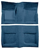 A4040A41 Passenger Area Loop Floor Carpet 1965-68 Mustang Coupe; Medium Blue - image 1
