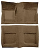 A4040A69 Passenger Area Loop Floor Carpet 1965-68 Mustang Coupe; Medium Saddle - image 1