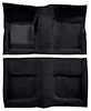 A4040B01 Passenger Area Loop Floor Carpet With Mass Backing 1965-68 Mustang Coupe; Black - image 1