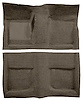A4040B07 Passenger Area Loop Floor Carpet With Mass Backing 1965-68 Mustang Coupe; Parchment - image 1