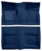 A4040B12 Passenger Area Loop Floor Carpet With Mass Backing 1965-68 Mustang Coupe; Dark Blue - image 1