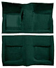 A4040B13 Passenger Area Loop Floor Carpet With Mass Backing 1965-68 Mustang Coupe; Dark Green - image 1