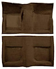 A4040B18 Passenger Area Loop Floor Carpet With Mass Backing 1965-68 Mustang Coupe; Dark Saddle - image 1