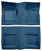A4040B41 Passenger Area Loop Floor Carpet With Mass Backing 1965-68 Mustang Coupe; Medium Blue - image 1