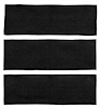 A4041A01 3-Piece Fold Down Rear Seat Nylon Loop Carpet Set 1969-70 Mustang Fastback; Black - image 1