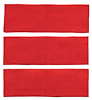 A4041A02 3-Piece Fold Down Rear Seat Nylon Loop Carpet Set 1969-70 Mustang Fastback; Red - image 1