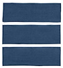 A4041A12 3-Piece Fold Down Rear Seat Nylon Loop Carpet Set 1969-70 Mustang Fastback; Dark Blue - image 1