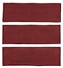 A4041A15 3-Piece Fold Down Rear Seat Nylon Loop Carpet Set 1969-70 Mustang Fastback; Maroon - image 1