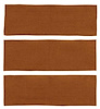 A4041A29 3-Piece Fold Down Rear Seat Nylon Loop Carpet Set 1969-70 Mustang Fastback; Ginger - image 1