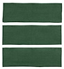 A4041A39 3-Piece Fold Down Rear Seat Nylon Loop Carpet Set 1969-70 Mustang Fastback; Green - image 1