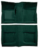 A4042A13 Passenger Area Loop Floor Carpet 1965-68 Mustang Convertible; Dark Green - image 1