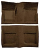 A4042B18 Passenger Area Loop Floor Carpet With Mass Backing 1965-68 Mustang Convertible; Dark Saddle - image 1
