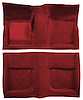 A4042B49 Passenger Area Loop Floor Carpet With Mass Backing 1965-68 Mustang Convertible; Emberglow - image 1