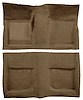 A4042B69 Passenger Area Loop Floor Carpet With Mass Backing 1965-68 Mustang Convertible; Medium Saddle - image 1