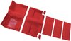 A4044A02 Passenger Area Loop Floor Carpet Set 1965-68 Mustang Fastback; Red - image 2