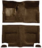 A4044A18 Passenger Area Loop Floor Carpet Set 1965-68 Mustang Fastback; Dark Saddle - image 1