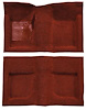 A4047B49 Passenger Area Nylon Loop Carpet Set With Mass Backing 1965-68 Mustang Convertible; Emberglow - image 1